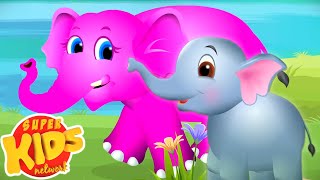 Baby Elephant Song | Nursery Rhymes And Kids Songs | Cartoon Videos from Super Kids Network