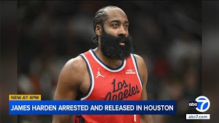 NBA star James Harden arrested, charged with unlawful carrying of weapon