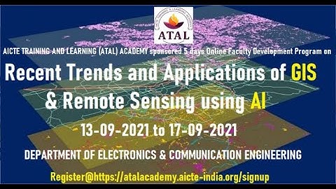 RTAGRSAI_ATAL AICTE FDP@PSCMRCET DAY4 SESSION 3