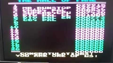C65GS prototype running Boulder Mark C64 benchmark