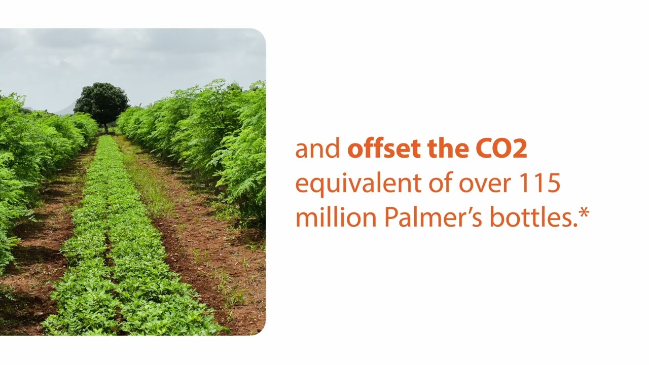 Show the planet love with Palmer's and Tree Nation