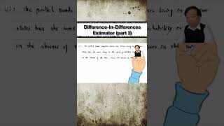 Difference-In-Differences Estimator (part 2) | Parallel Trends Assumption | #shorts