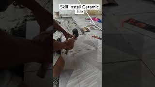 Install Ceramic Tiles#Shorts#skillconstruction#viral#challange