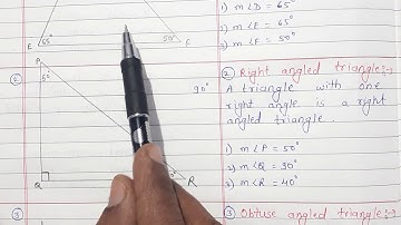 Triangle and their properties/part 2/class 6th/chapter 15