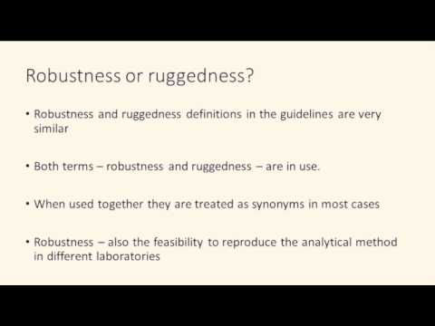 Robustness And Ruggedness Introduction Youtube