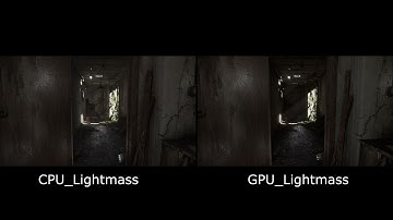 CPU Lightmass&GPU Lightmass