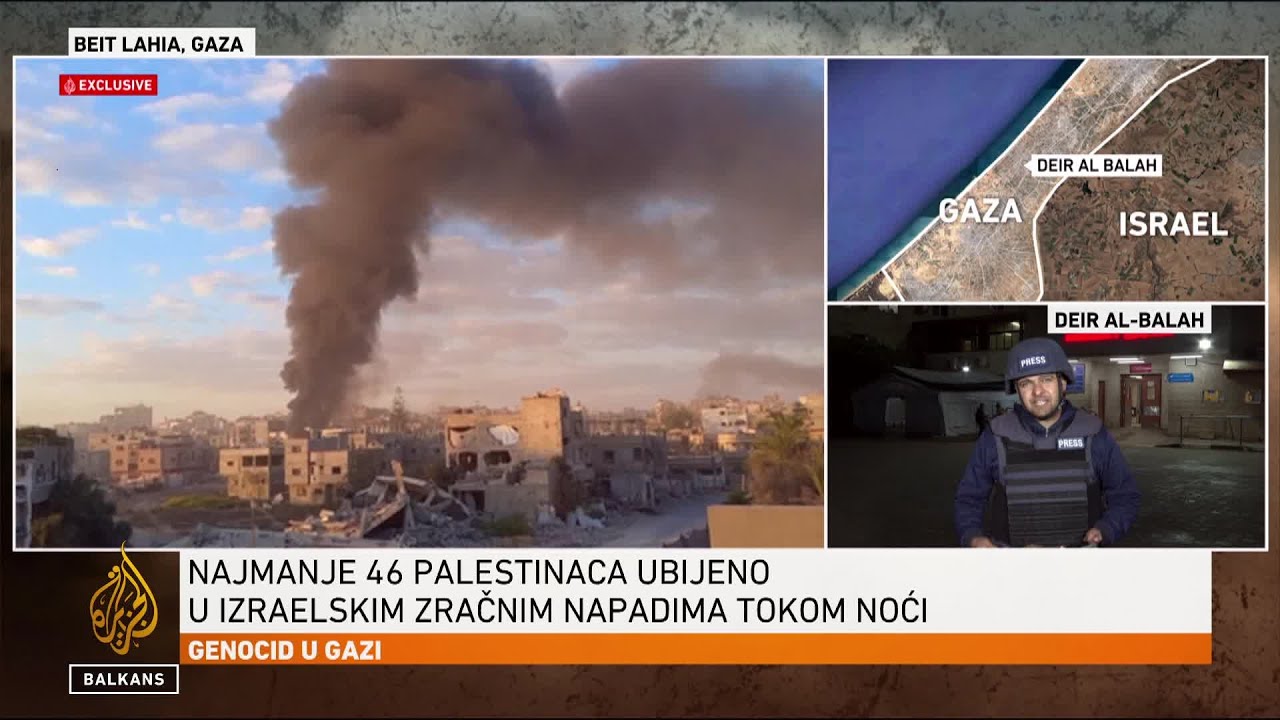القوات الإسرائيلية تحرق المنازل في بيت لاهيا