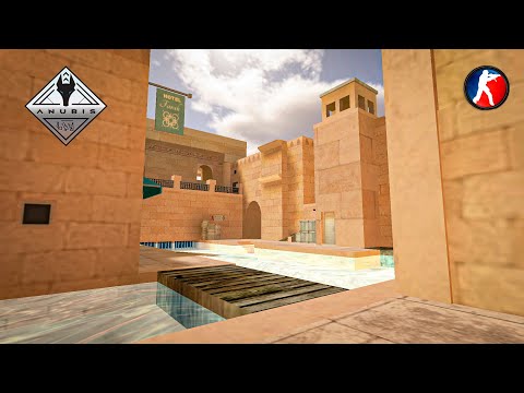 Anubis (cs2_anubis) the map from CS:GO & CS 2 for CS 1.6 & HL:DM