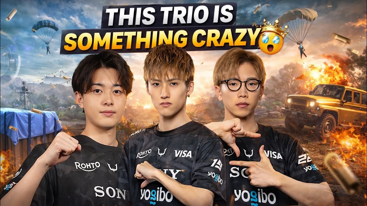 PUBG MOBILE JAPAN🇯🇵: APOLLO, DEVINE, and REIJICDO TRIO IS BUILDING SOMETHING CRAZY!!😱🔥UR GAMEPLAY👑