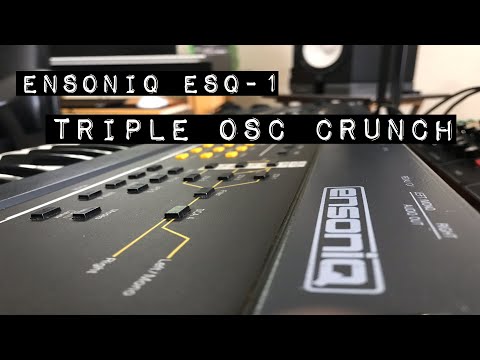 Ensoniq ESQ-1, Triple OSC Crunch !!!