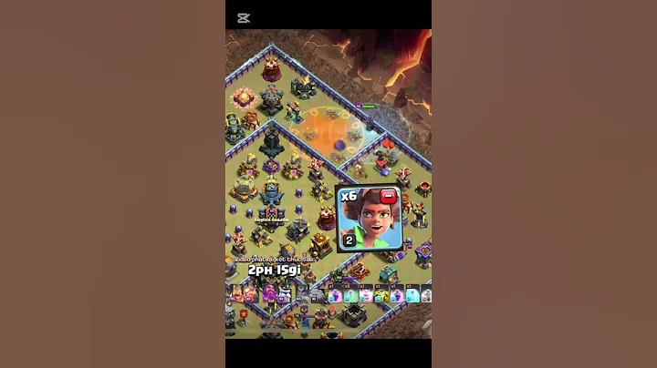 Combo rễ cây và cách vẽ đường #coc #clashofclans