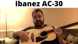 Ibanez ArtWood AC-30 Guitar Review Demo