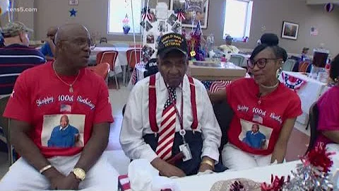 World War II vet celebrates 100th birthday