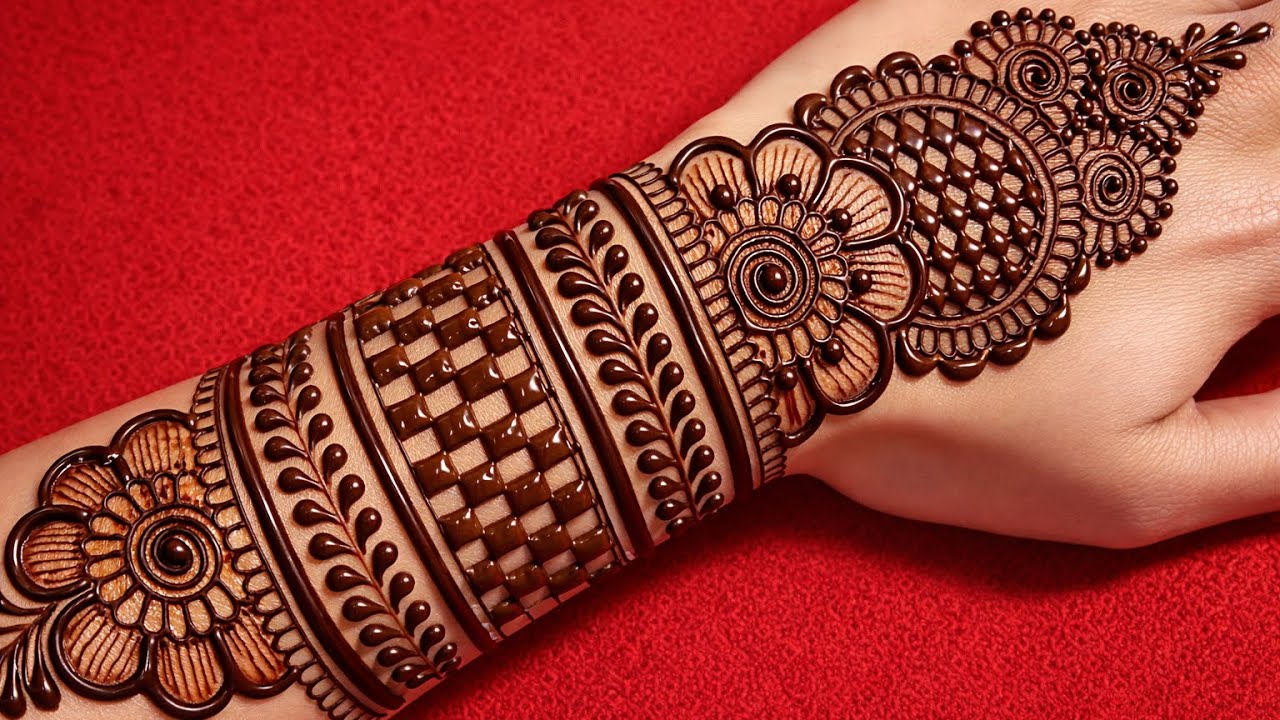 Beautiful Back Hand Mehendi Design for Beginners | Easy & Stylish