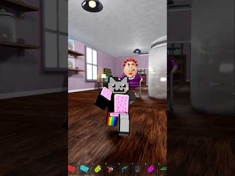 Nyan Cat Vs Grandma 🤣🌈 #roblox #shorts #robloxshorts #nyancat