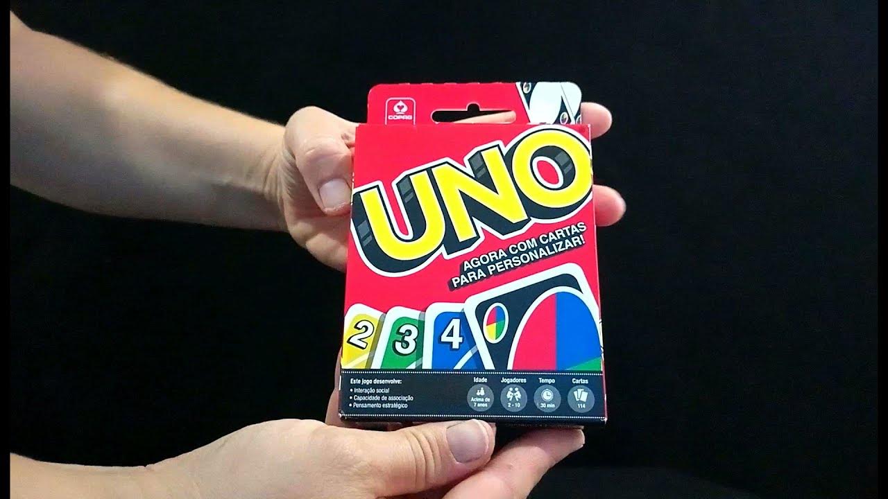 Jogo Uno Baralho Com Cartas Para Personalizar Copag Original