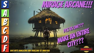 How Should Dungeon Masters And Players Use the Spell MIRAGE ARCANE in Dungeons and Dragons