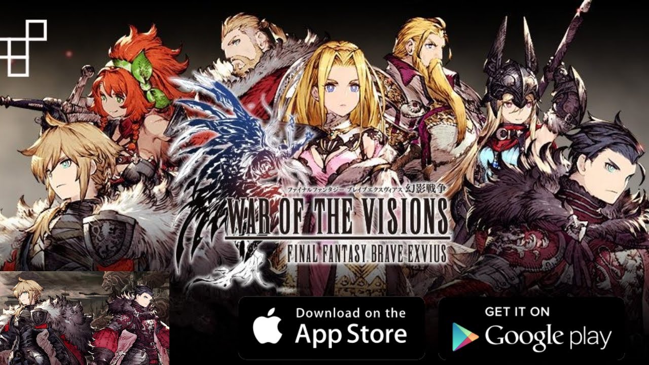 WAR OF THE VISIONS FFBE,  SQUARE ENIX ,  Gameplay ( Android /IOS)