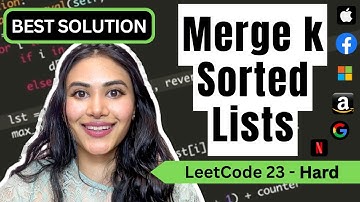 Merge k Sorted Lists - LeetCode 23 - Python #heap #leetcode #linkedlist