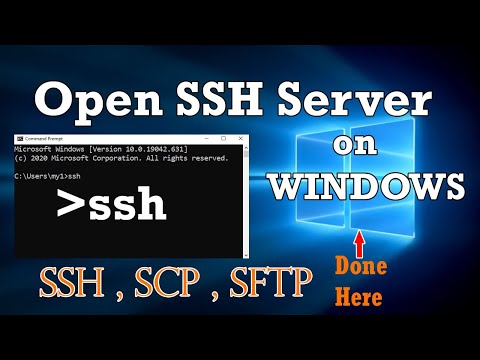 OpenSSH Server on Windows | SSH Anywhere | SCP | SFTP