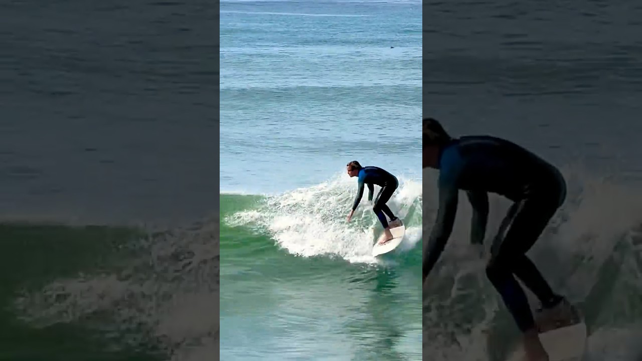 Surfing Beautiful Glassy Ventura Break in California 