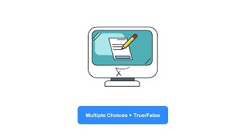 Adding Multiple choices and True/False Questions