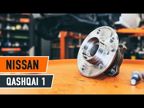 How to replace a Rear wheel bearing on NISSAN QASHQAI 1 TUTORIAL | AUTODOC