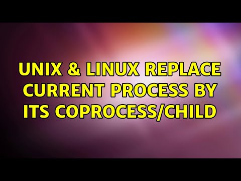 Unix & Linux: Replace current process by its coprocess/child