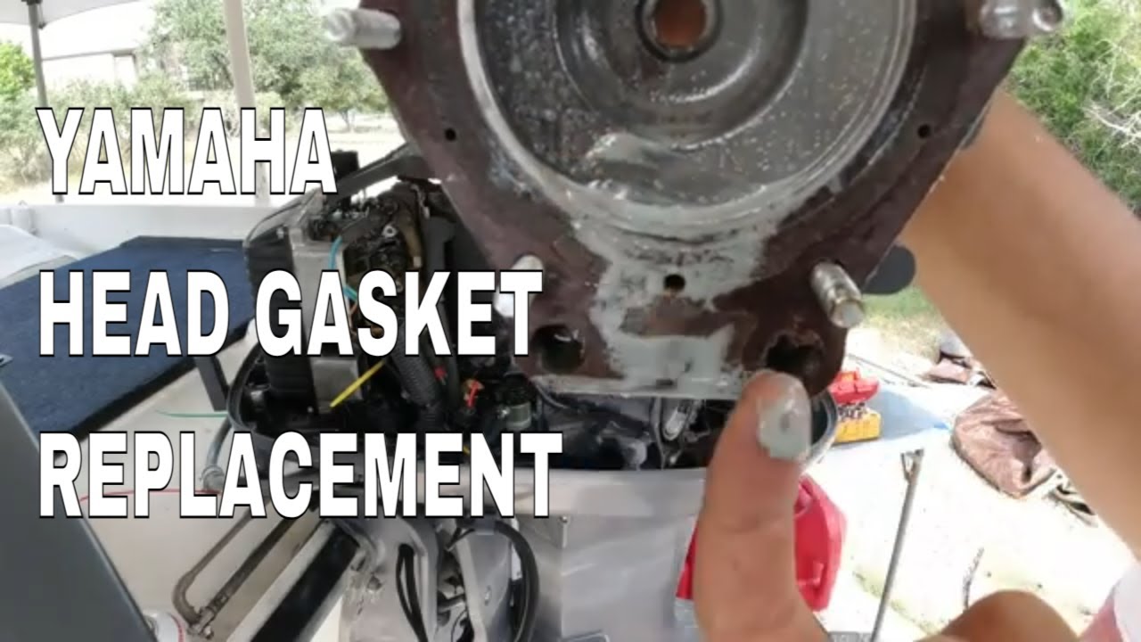 Yamaha 115 Outboard Head Gasket Replacement #yamaha #boating