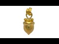 How to Fuse A 22k Gold Acorn Hollow Bead from the ~Queen Puabi~ Collection