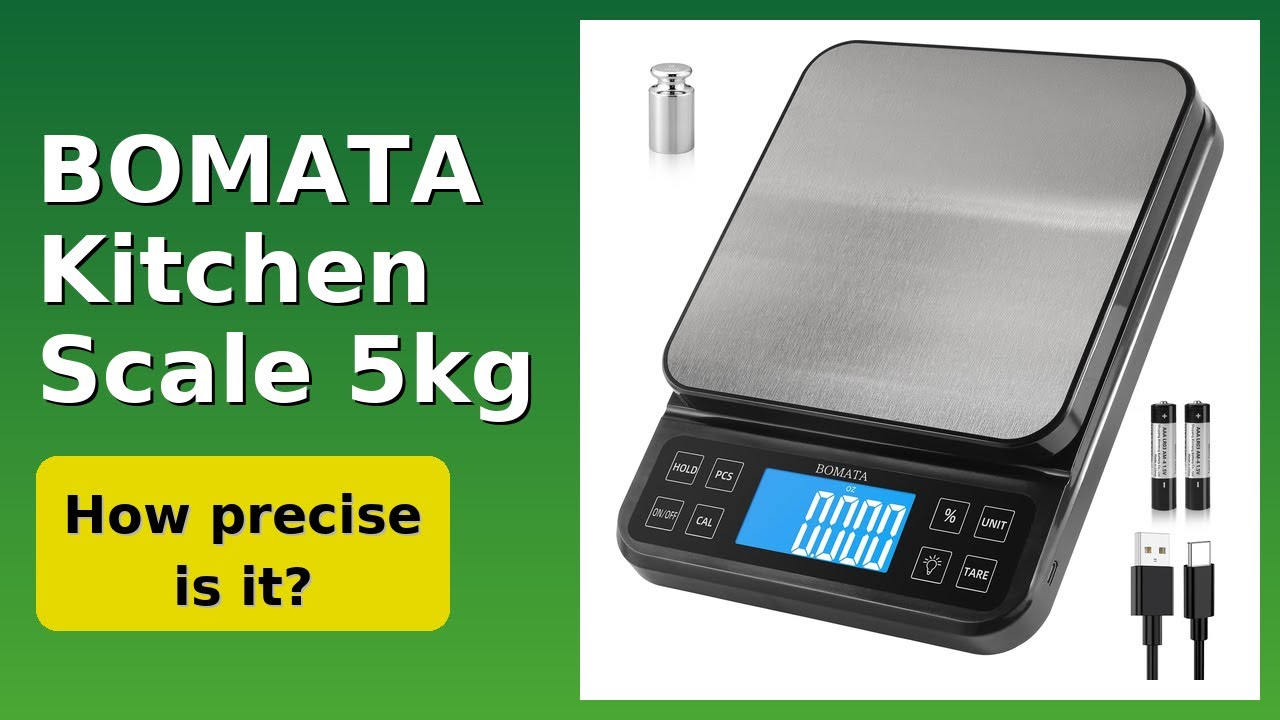 REVIEW (2025): BOMATA Kitchen Scale 5kg. ESSENTIAL details. - YouTube