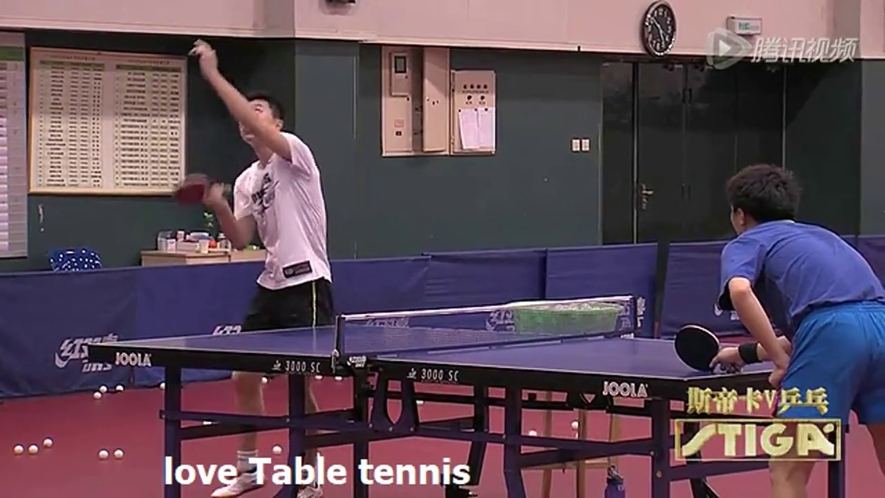 Ma Long Serve and Attack Table tennis training YouTube