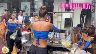 Sell ​​roti and bring smiles to everyone  Thai Street Food