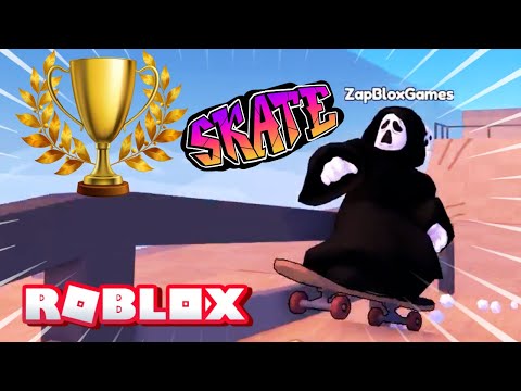 O ZAP VENCEU UM CAMPEONATO DE SKATE! (SKATEBOARD OBBY - ROBLOX) | ZAPBLOX