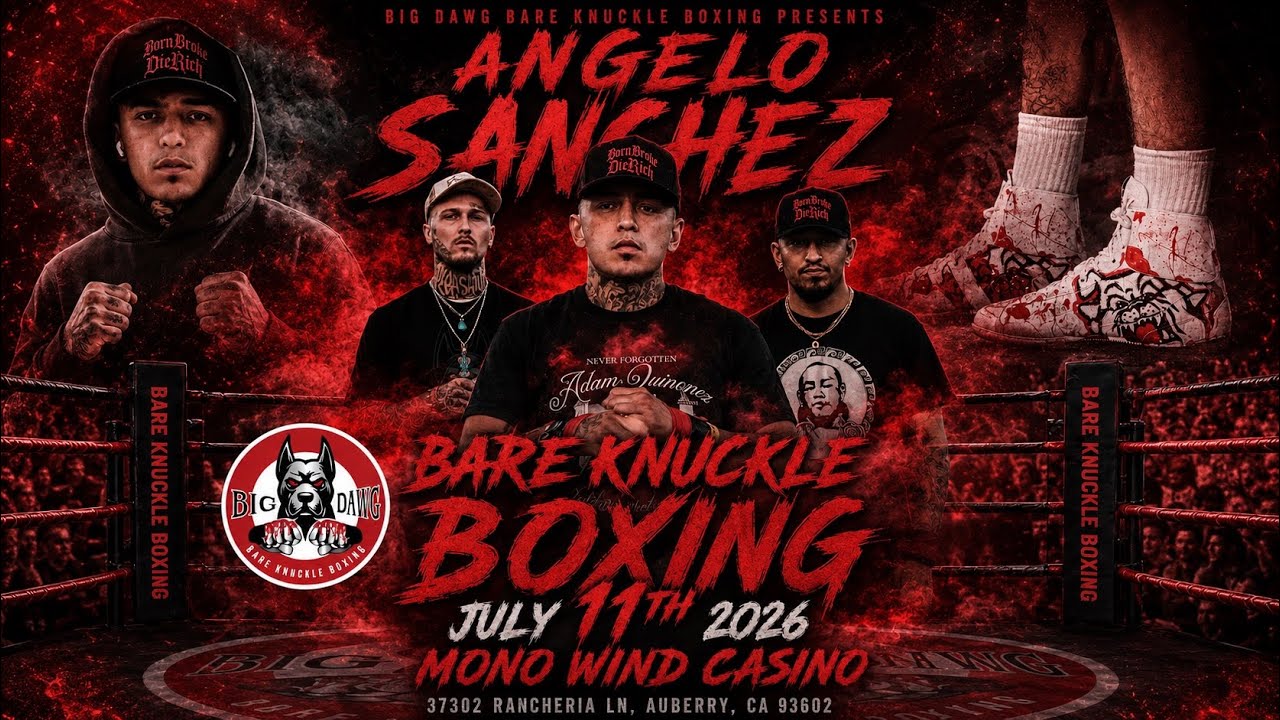 Fresno Bulldog Vs Norteno | Bare Knuckle Boxing | Angelo Sanchez # ...