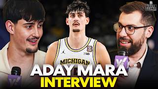 Michigan’s Aday Mara Talks '26 NBA Draft + Reacts to Dusty May to the Mavs