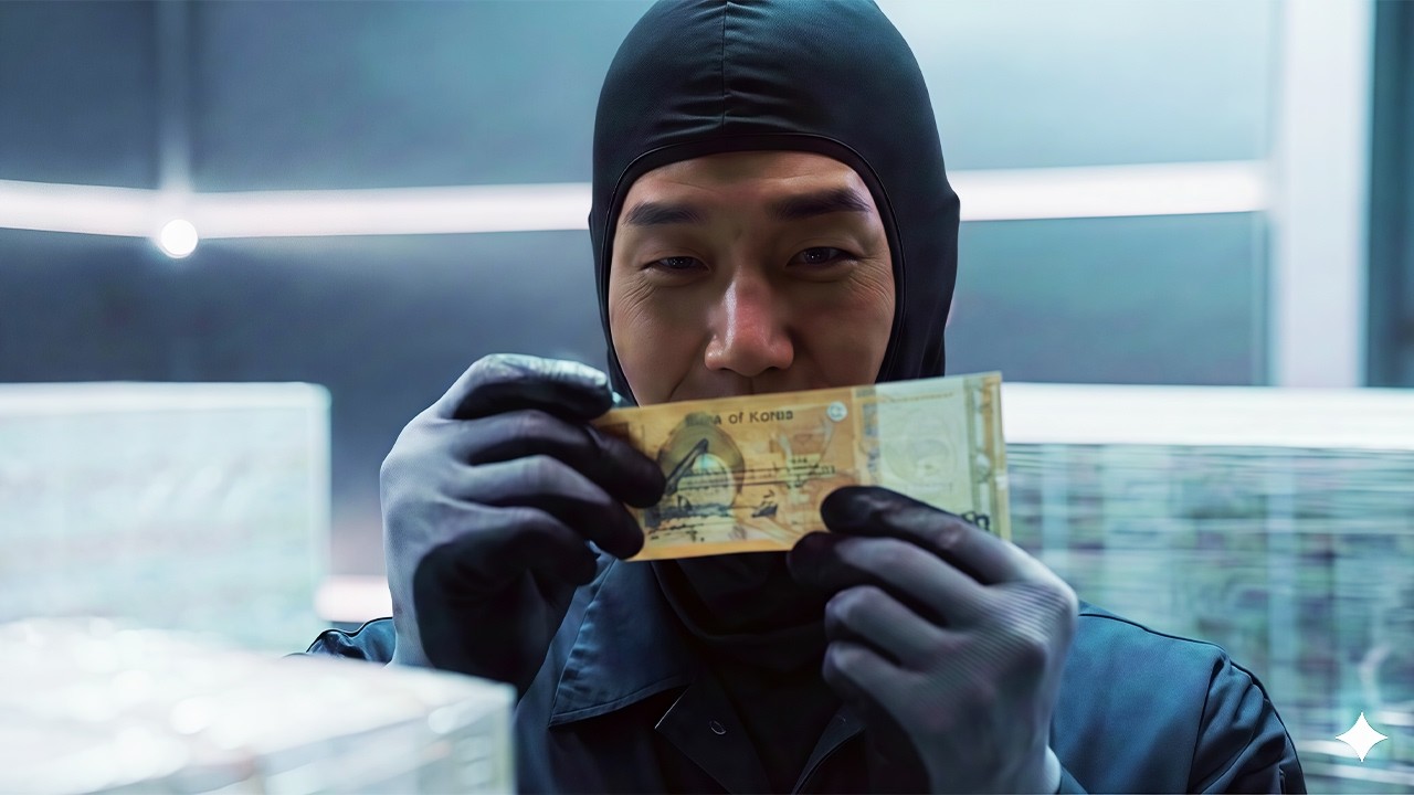 【衝撃】5000億ウォンの偽札を本物にすり替える「完全犯罪」。天才詐欺師Jが仕掛けた、警察も悪党も騙す大逆転劇！ドラマ『ヴィランズ』