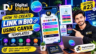 Canva sy Link in Bio Create krna | Lecture # 23 | Digital Ustad | Urdu\Hindi screenshot 3