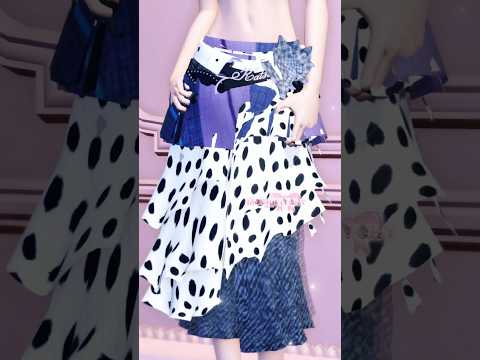 🤍*FREE* cute skirt combo tutorial in #dresstoimpress #shorts