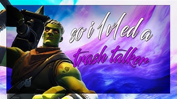 So I 1v1ed a Trash Talker from my school