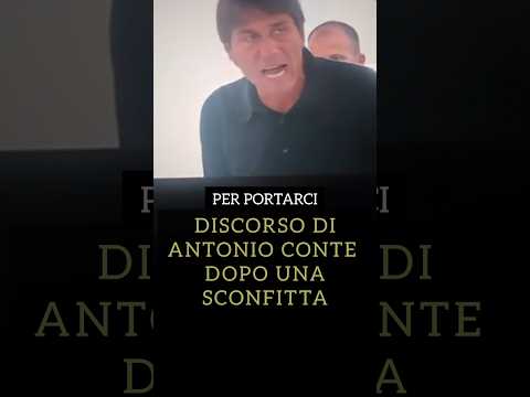 Video ANTONIO CONTE LA RABBIA DOPO UNA SCONFITTA #antonioconte #sscnapoli #ag4in