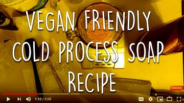 Soap Challenge Mini Drop Swirl attempt cold process soap with full recipe vegan friendly