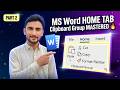 Learn MS Word Clipboard Urdu Hindi | Cut Copy Paste &amp; Format Painter Full Tutorial