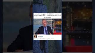 BBC Reporter Struggles to Hold Back Laughs After Script Swap