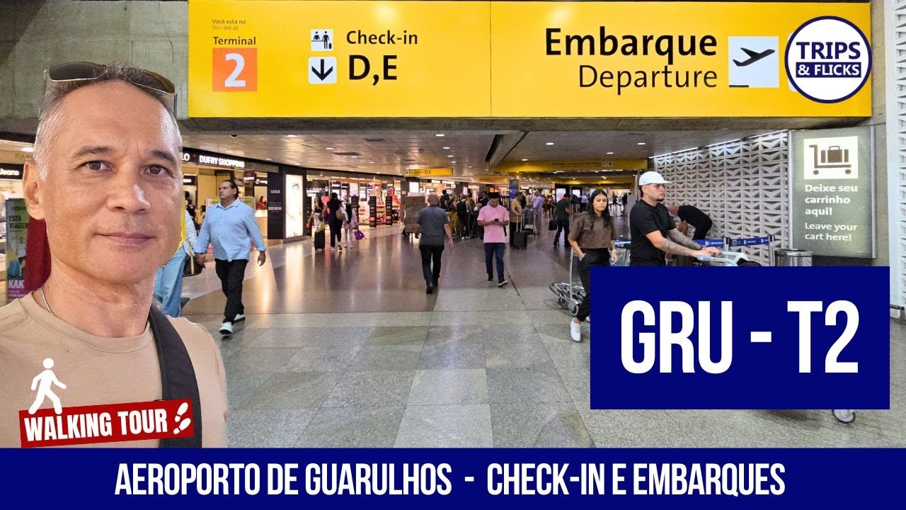 ✈️🛒 GRU T2: O Guia Definitivo do Check-in ao Embarque!