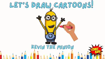 How to Draw Kevin the Minion | Drawing Tutorial for Kids