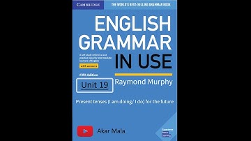 Present tenses for the future| English Grammar in Use, unit 19