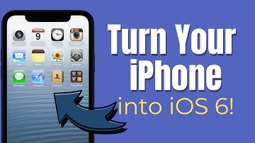 Turn Your iPhone into iOS 6! (Old-School iPhone Look Trick)