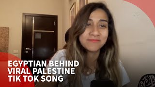 Meet the woman behind viral Story of Palestine song Resimi