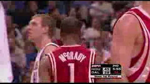 NBA 2005 Playoffs @Mavs T-Mac Terrific And1 Reverse Lay-up